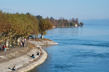 Herbst am Bodensee in Konstanz