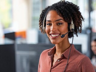 Customer care call center rep