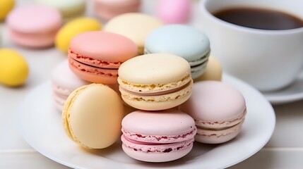 Fototapeta premium Macaron pastel 