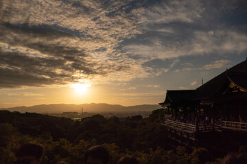 Kiyomizu-dera is a Buddhist temple located in eastern Kyoto, Japan. The temple is part of the Historic Monuments of Ancient Kyoto UNESCO World Heritage Site. 