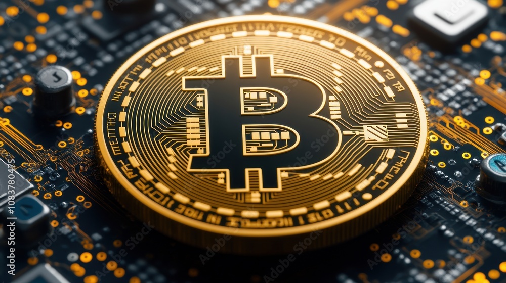 Aufkleber exploring cryptocurrency growth digital finance revolution virtual assets market tech hub close-up f