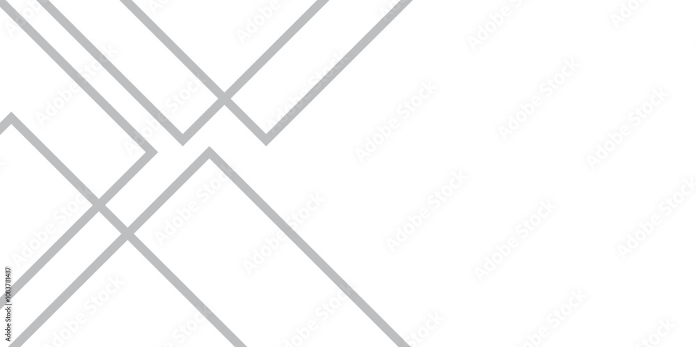 Poster grey geometric overlapping arrows seamless pattern. modern white transparent material in triangle te