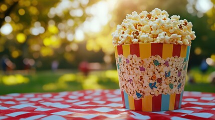 The Colorful Popcorn Bucket