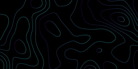 Abstract topographic contours 3d map background. topographic line texture background. Seamless pattern wave lines Topographic map. Geographic mountain relief. multi-layer cutout geometric patterns.