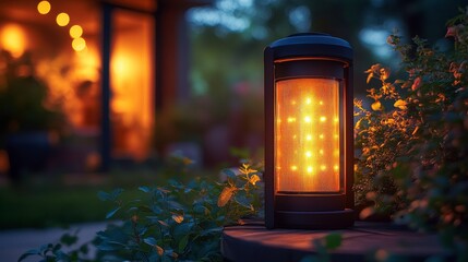 Warm LED Lantern for Outdoor Table Use