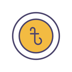 Obraz premium Currency icons set vector illustration