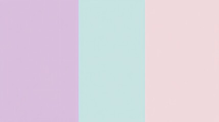 Obraz premium Pastel Color Palette Lavender, Mint Green, and Blush Pink Background