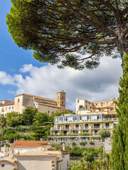 Blick auf Ravello an der Amalfiküste in Italien