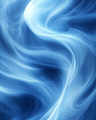 Fototapeta premium Celestial Swirls: Abstract Blue Energy