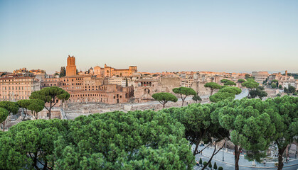 Obraz premium Forum Augusta in Rome, Italy