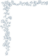 Obraz premium Chinoiseries Rustic Roses arrangement