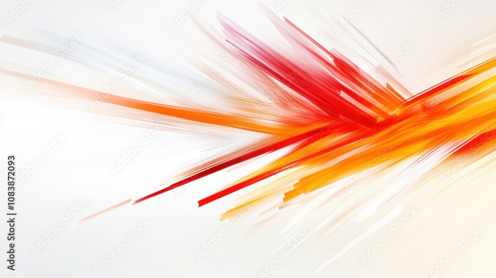 Poster Vibrant Abstract Digital Background With Dynamic Lines for Tech Projects
