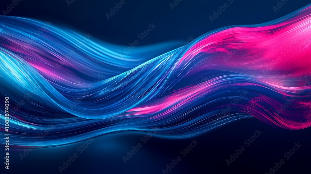 Poster decorative neon gradient background showcasing a colorful dynamic design.