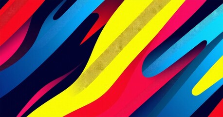 Dynamic Fitness Background with Vibrant Abstract Shapes for Energy and Motion Boost in App and Website Design