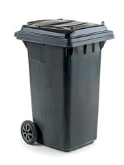 Trash can isolated on white background