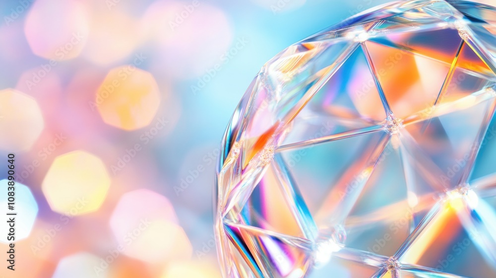 Aufkleber macro shot of crystalline salt displaying cubic lattice and light refraction detail