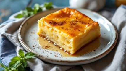 Galaktoboureko (Greek Custard Pie) (Greek Cuisine)