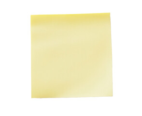 Blank Yellow Sticky Note