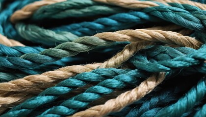 Fototapeta premium Recycled fishing line turned into durable fabric for clothing
