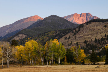Endovalley Autumn Sunrise Rocky Mountain National Park