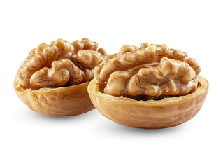 two walnuts in their shells