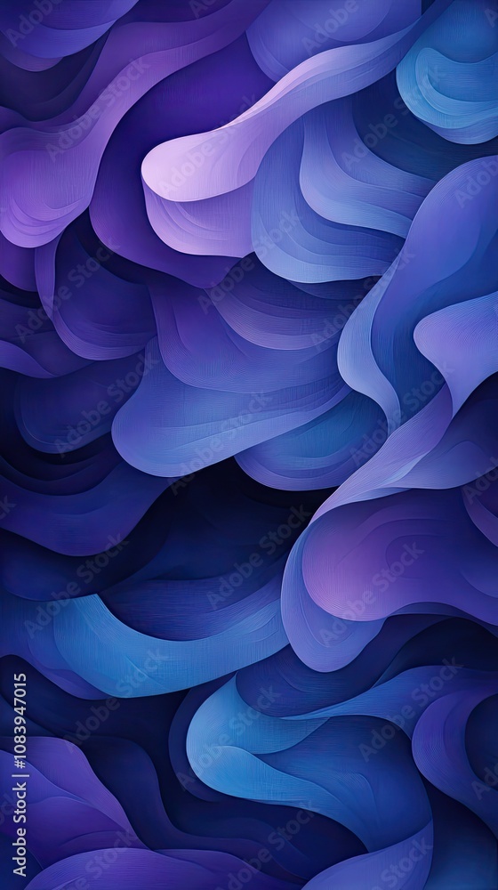Poster here's a and keyword list for your image.. abstract purple and blue swirls.