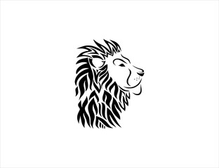 lion head silhouette