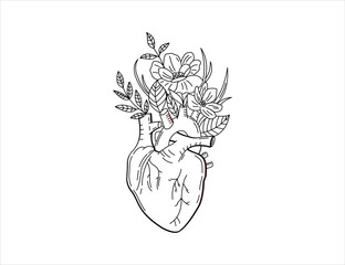 abstract background heart