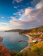 Fototapeta premium Poblado marino, al abrigo del mmar