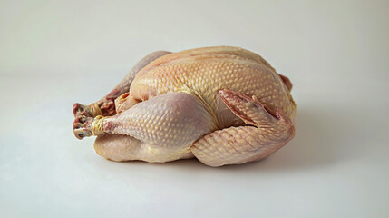 Obraz premium Whole turkey on a white background, isolated and ready for holiday cooking