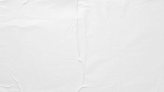 Creased white paper texture with space for text, background, blank, white