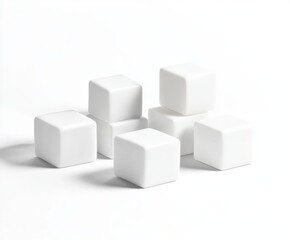White Cubes Arrangement.