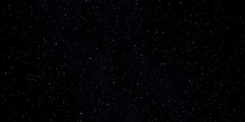 Obraz premium Night sky with stars sparkling on black background, creating a magical and serene atmosphere, serene, space
