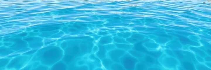 Fototapeta premium Ripples of crystal clear water creating mesmerizing patterns, peaceful, surface
