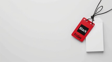 Black Friday sales banner featuring bold lettering on a white background, promoting discounts for holiday shoppers during the shopping season