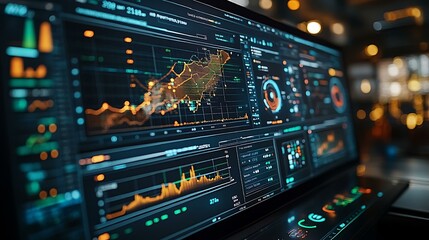Obraz premium A comparison of renewable and nuclear energy sources displayed graphically on a screen