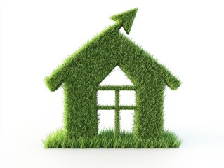 Fototapeta premium Green Home Symbol.
