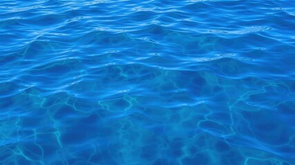 Fototapeta premium Abstract close-up image of deep blue sea texture with swirling patterns and ripples, pattern, surface