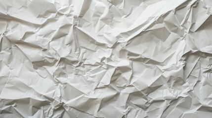 Obraz premium white crumpled paper background texture pattern overlay