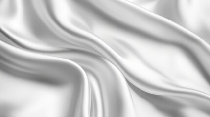 Fototapeta premium White Silk Fabric Texture