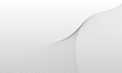 minimal white wave abstract background