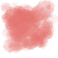 Pink watercolor brush paint vector stylized striped card. Aquarelle abstract hand drawn paper texture liquid colour background