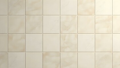 Beige travertine tiles arranged in a grid pattern, creating a simple and minimalist background