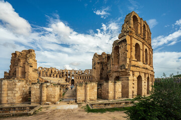 Naklejka premium Colloseum El-Djem