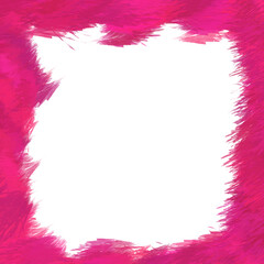 Pink watercolor frame . Watercolor pink background. Abstract pink texture.