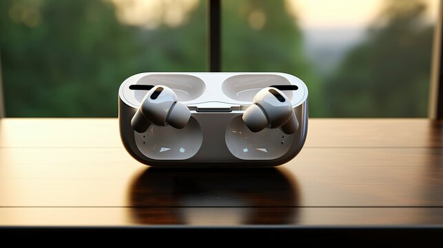 A photo of a pair of AirPods Pro