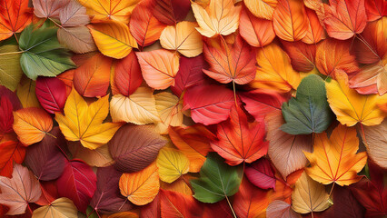 Fototapeta premium Colourful Autumn leaves background