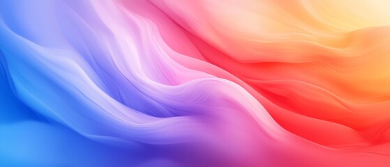 Obraz premium a close up of a colorful background with wavy lines