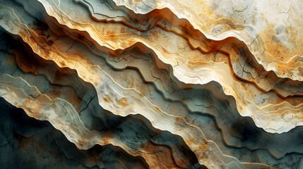 Obraz premium Abstract Textured Design with Earthy Tones