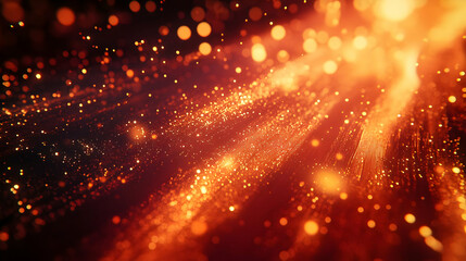 Obraz premium Red Gold Glitter Abstract Background